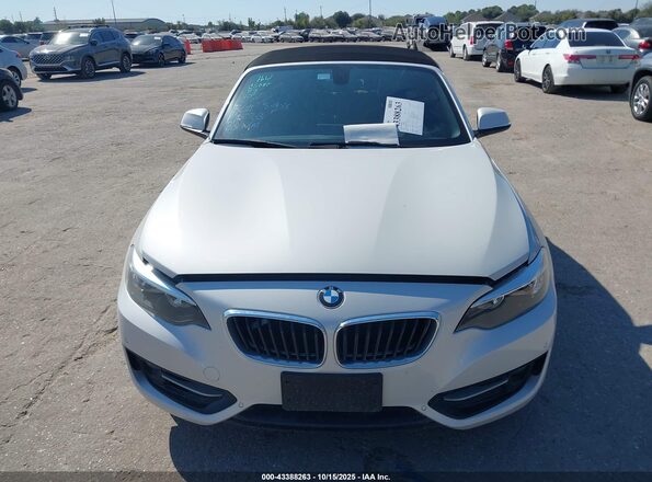 WBA1K9C56GV322422 2016 BMW 2 SERIES Белый Вид щитка приборов