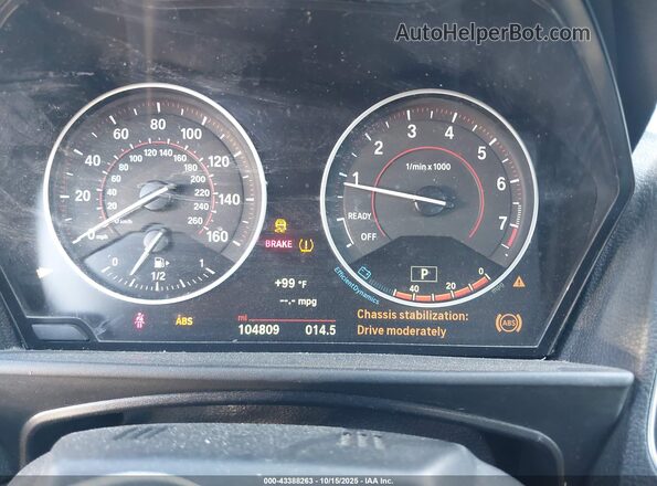 WBA1K9C56GV322422 2016 BMW 2 SERIES Белый Вид задних сидений