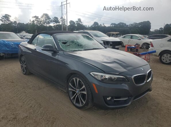 WBA1K9C5XGV710009 2016 BMW 2 SERIES Gray Front right