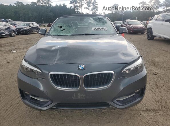 WBA1K9C5XGV710009 2016 BMW 2 SERIES Gray Front view