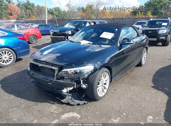 WBA1L9C50GV325264 2016 BMW 2 SERIES Black Передня ліва чверть