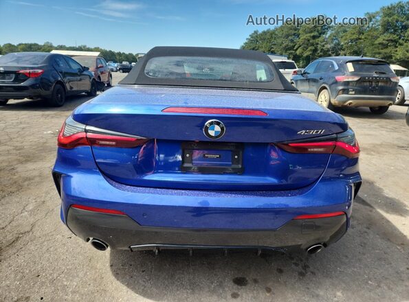 WBA23AT04MCG69829 2021 BMW 4 SERIES Blue Vista trasera
