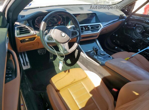 WBA23AT07MCH00765 2021 BMW 4 SERIES Black წინა პანელის ხედი