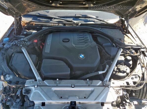WBA23AT07MCH00765 2021 BMW 4 SERIES Black უკანა სალონის ხედი