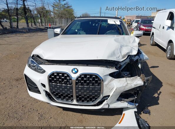 WBA23AT09NCJ00084 2022 BMW 4 SERIES White Вид щитка приладів