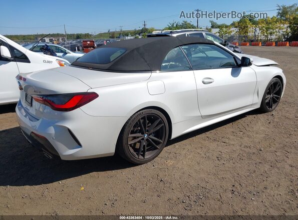 WBA23AT09NCJ00084 2022 BMW 4 SERIES White Задня права чверть