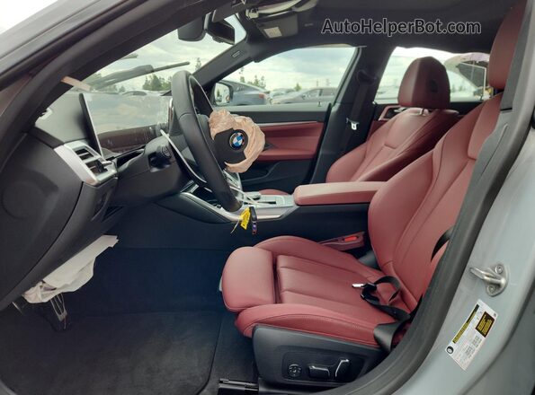 WBA23FB05SFU49154 2025 BMW 4 SERIES Gray წინა სალონის ხედი