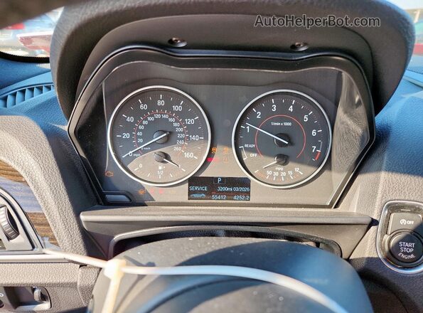 WBA2F9C36HV983957 2017 BMW 2 SERIES Red Widok zestawu wskaźników