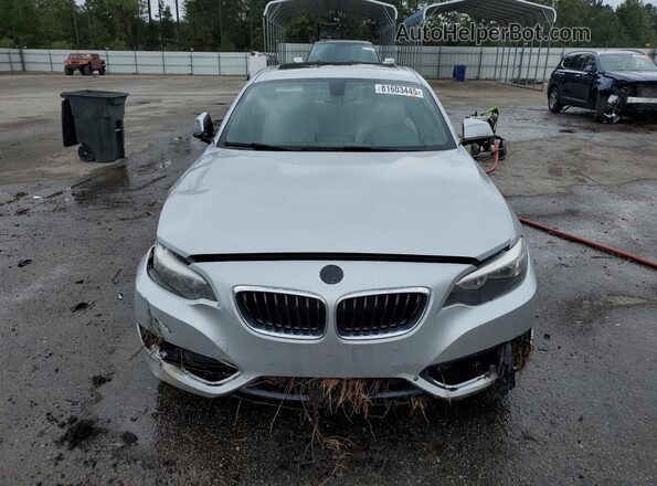 WBA2F9C37H7A40242 2017 BMW 2 SERIES Silver Դիմացի տեսք