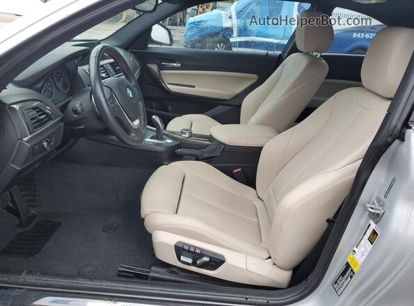 WBA2F9C37H7A40242 2017 BMW 2 SERIES Silver Սալոնի դիմացի տեսք