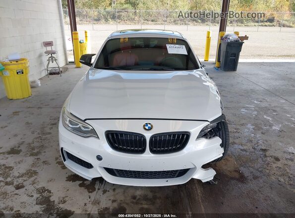 WBA2G3C52HV640963 2017 BMW M2 White Вид щитка приладів