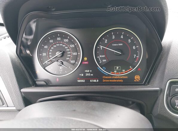 WBA2H9C31HV642170 2017 BMW 2 SERIES Blue უკანა სავარძლების ხედი