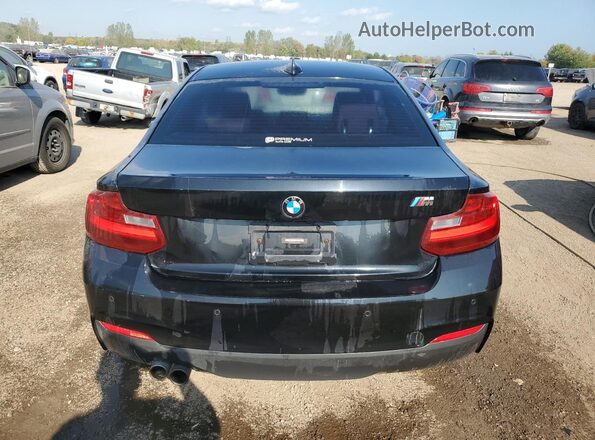 WBA2H9C34H7A25787 2017 BMW 2 SERIES Black Вид ззаду