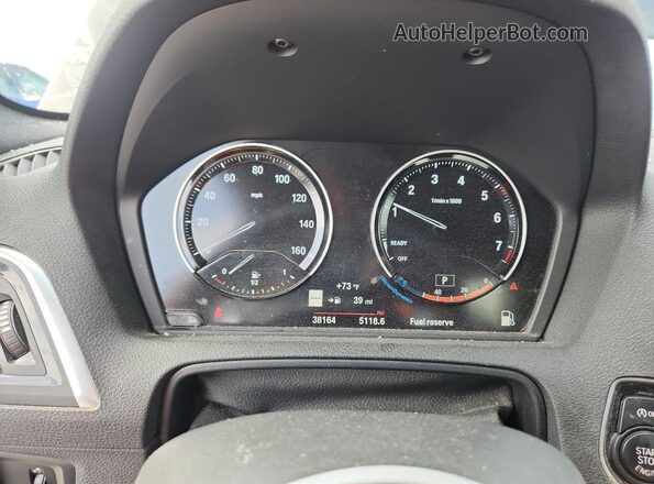 WBA2J1C00L7E53537 2020 BMW 2 SERIES Black Instrument cluster view