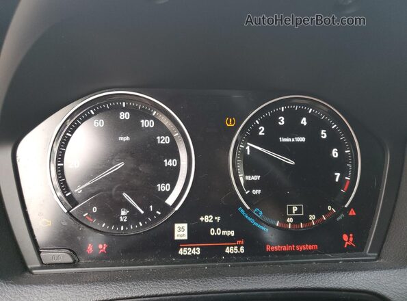 WBA2J1C01M7J26806 2021 BMW 2 SERIES White Instrument cluster view