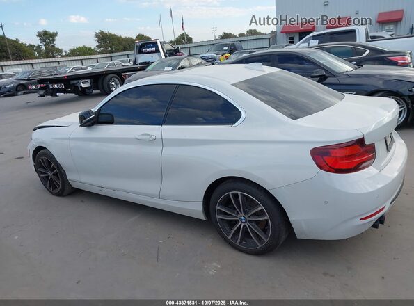 WBA2J1C07L7E25248 2020 BMW 2 SERIES White Widok wnętrza z tyłu