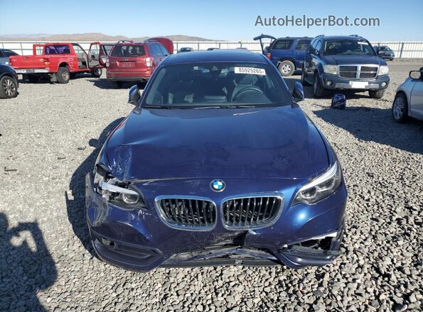 WBA2J1C5XKVD09953 2019 BMW 2 SERIES Blue Դիմացի տեսք