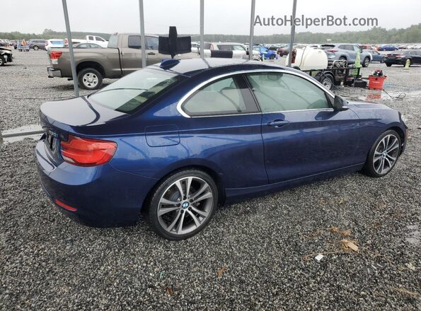 WBA2J3C53JVA49955 2018 BMW 2 SERIES Синий Задняя правая четверть