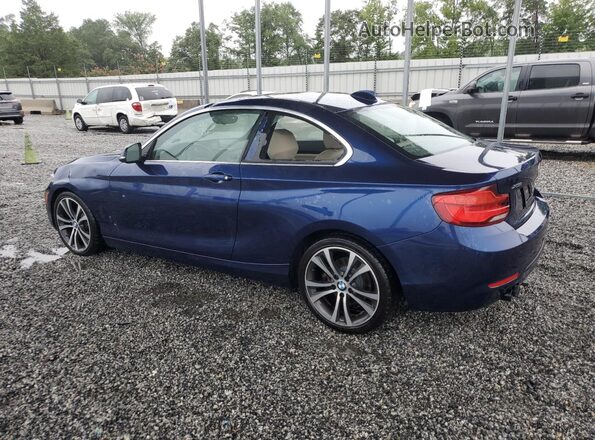 WBA2J3C53JVA49955 2018 BMW 2 SERIES Синий Задняя левая четверть