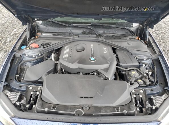 WBA2J3C53JVA49955 2018 BMW 2 SERIES Синий Вид задней части салона