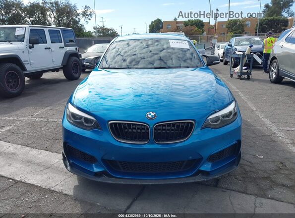 WBA2J5C02L7E75840 2020 BMW M2 Blue Vista del cuadro de instrumentos
