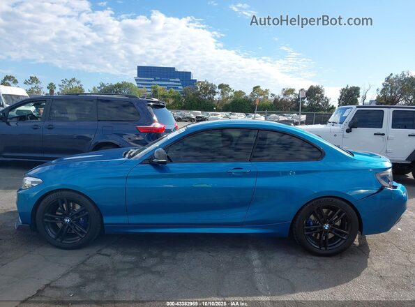 WBA2J5C02L7E75840 2020 BMW M2 Blue Vista interior de 360 grados