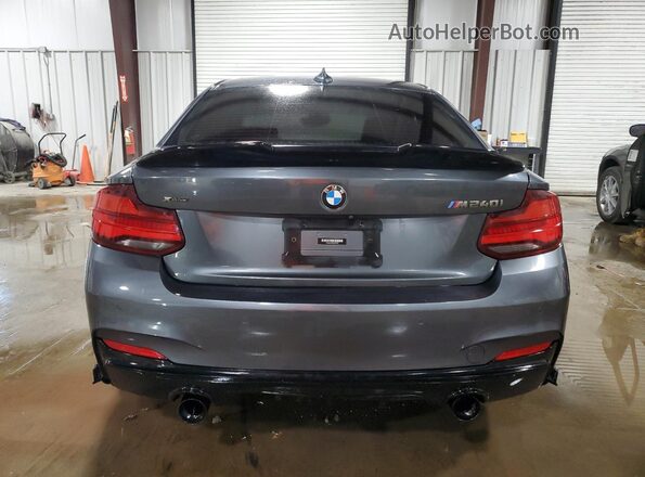 WBA2J7C0XL7E47747 2020 BMW M2 Charcoal Rear view