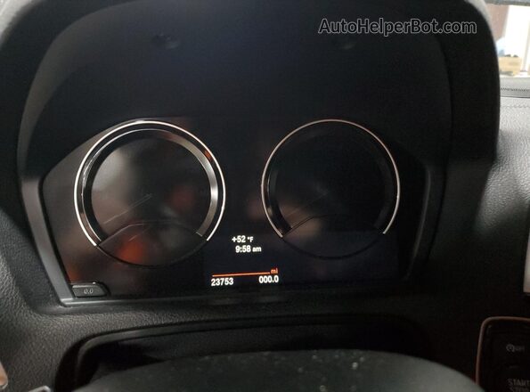 WBA2J7C0XL7E47747 2020 BMW M2 Charcoal Instrument cluster view