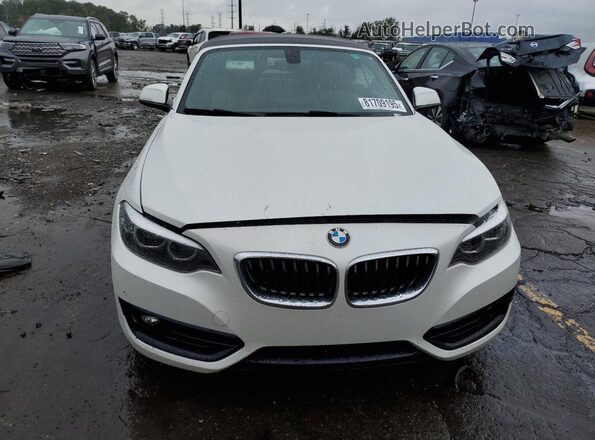 WBA2K1C52JVD41260 2018 BMW 2 SERIES White Widok z przodu
