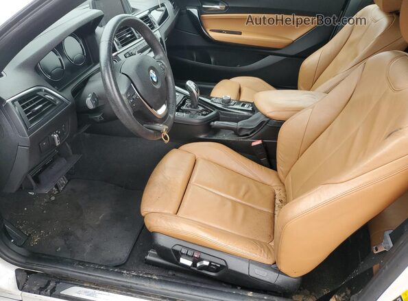 WBA2K1C52JVD41260 2018 BMW 2 SERIES White Widok wnętrza z przodu