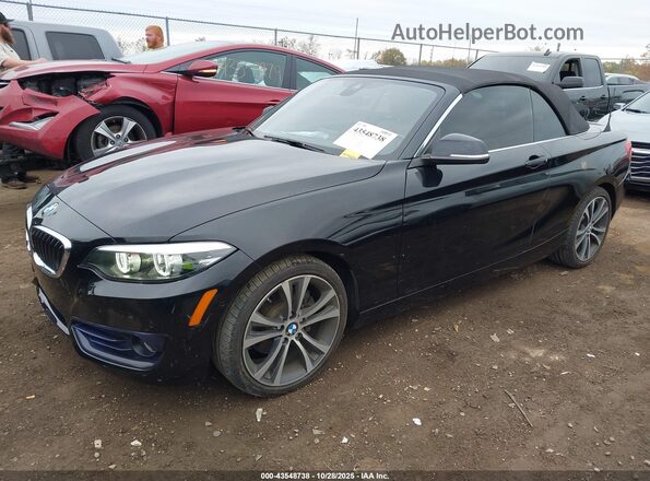 WBA2K1C53JVD40943 2018 BMW 2 SERIES Черный Передняя левая четверть