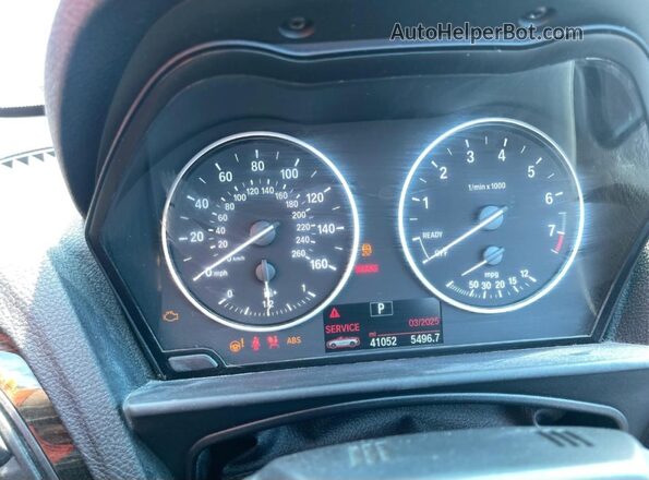 WBA2K9C34HV647462 2017 BMW 2 SERIES Brown ხელსაწყოთა პანელის ხედი