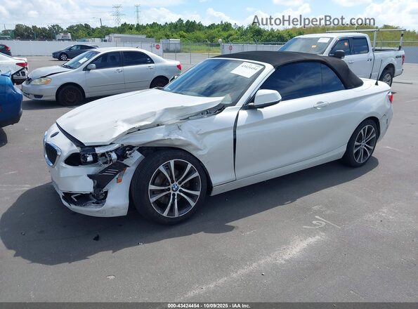 WBA2M7C50JVA97508 2018 BMW 2 SERIES White წინა მარცხენა ხედი სამი მეოთხედიდან
