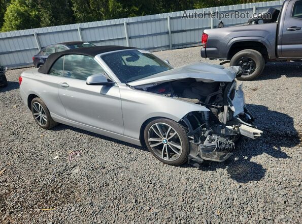 WBA2M7C51JVD51467 2018 BMW 2 SERIES Серебряный Передняя правая четверть