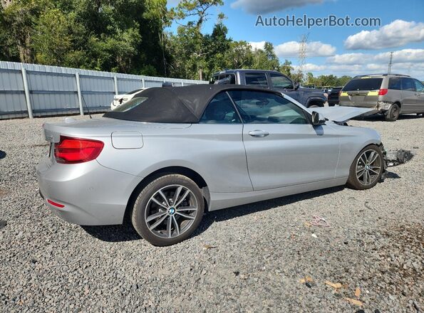 WBA2M7C51JVD51467 2018 BMW 2 SERIES Серебряный Задняя правая четверть