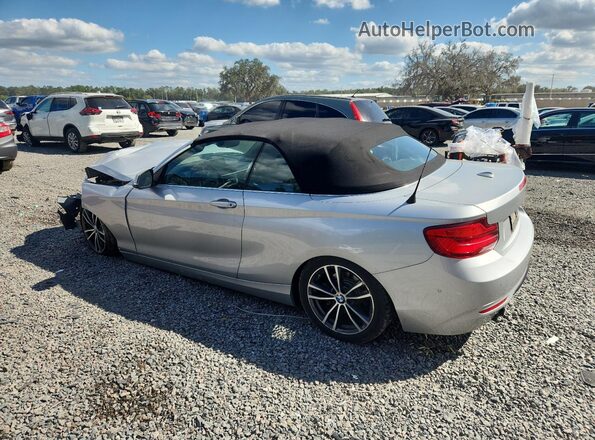WBA2M7C51JVD51467 2018 BMW 2 SERIES Серебряный Задняя левая четверть