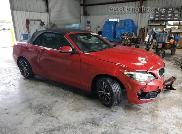 WBA2M7C53JVD51745 2018 BMW 2 SERIES Red Przód prawy