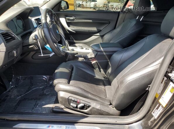 WBA2N1C50JVC28236 2018 BMW M2 Black Вид салону спереду