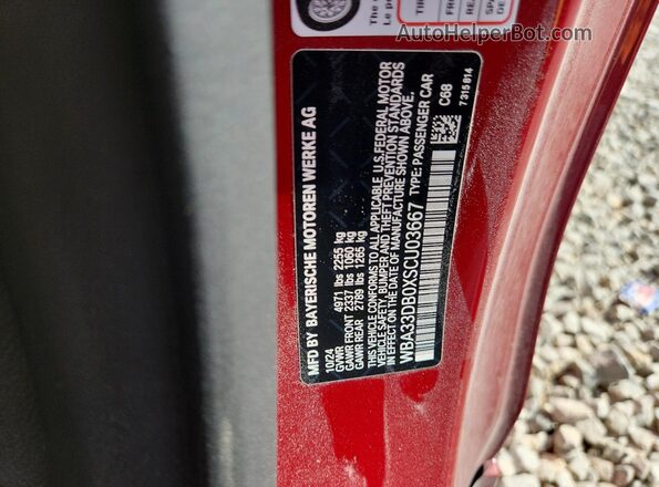 WBA33DB0XSCU03667 2025 BMW 7 SERIES Red 