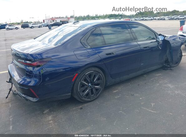 WBA33EJ06PCL92729 2023 BMW 7 SERIES Blue უკანა მარჯვენა
