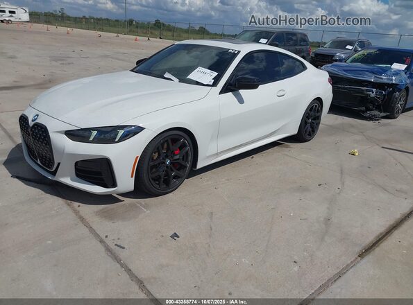 WBA43DA01TCV47759 2026 BMW 4 SERIES White Przód lewy