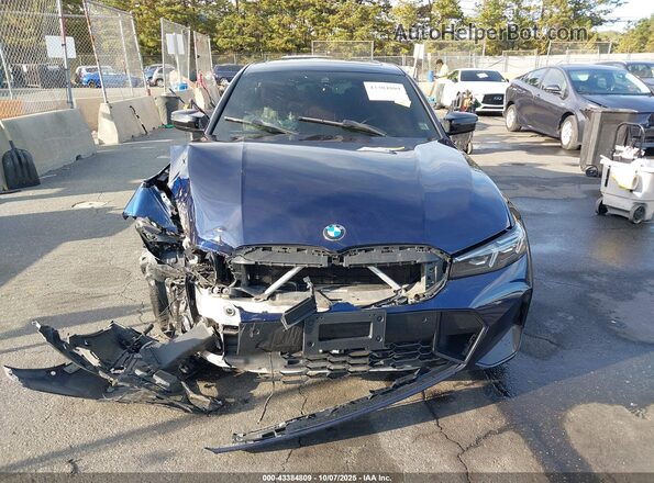 WBA43FF02PFN30204 2023 BMW 3 SERIES Blue Սարքավորումների վահանակի տեսք