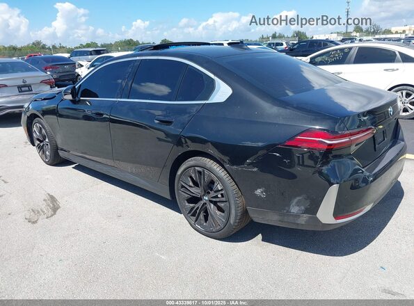 WBA43FJ00RCS58506 2024 BMW 5 SERIES Black Задня ліва чверть