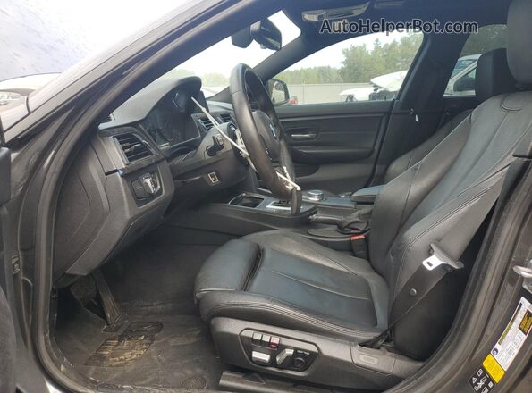 WBA4E5C30HG810752 2017 BMW 4 SERIES Gray წინა სალონის ხედი