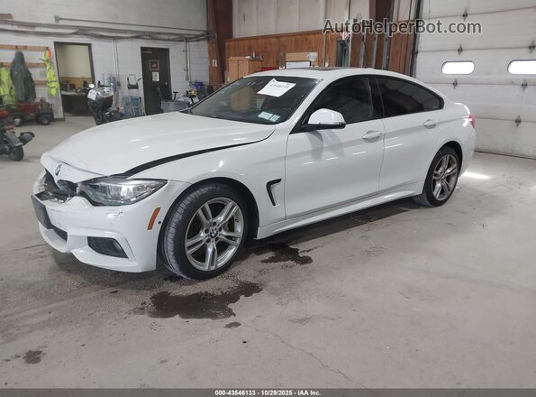 WBA4F9C54HG792455 2017 BMW 4 SERIES White წინა მარცხენა ხედი სამი მეოთხედიდან