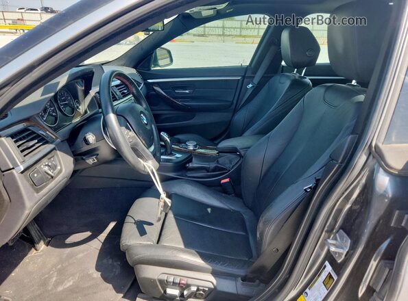 WBA4F9C58HG440480 2017 BMW 4 SERIES Gray Вид салону спереду