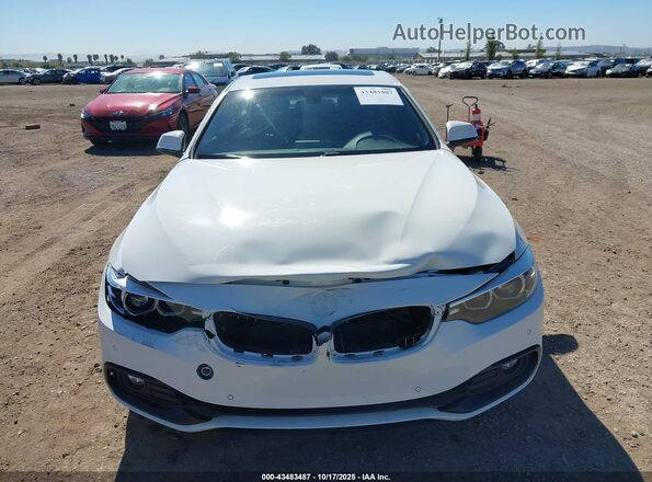 WBA4J1C55JBM11375 2018 BMW 4 SERIES White Widok zestawu wskaźników