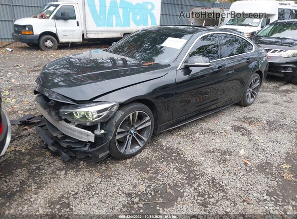 WBA4J3C04LBL11691 2020 BMW 4 SERIES Черный Передняя левая четверть