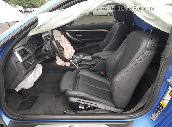 WBA4W5C07LFJ51134 2020 BMW 4 SERIES Blue წინა სალონის ხედი