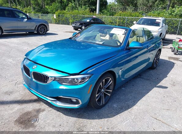 WBA4Z1C03L5R39849 2020 BMW 4 SERIES Blue Przód lewy